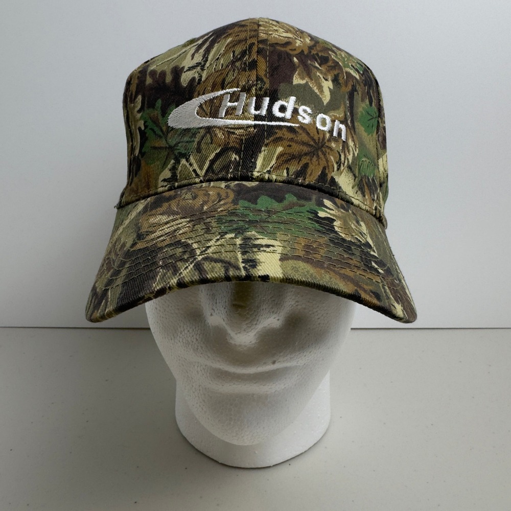 Otto Hudson Hat Camo Hunting Cap Leaf Camouflage Snapback Vintage OSFM 44-051